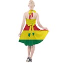 Bolivia Flag Halter Party Swing Dress  View2