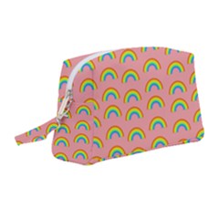 Pride Rainbow Flag Pattern Wristlet Pouch Bag (medium) by Valentinaart