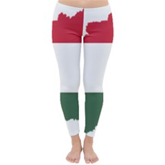 Hungary Country Europe Flag Classic Winter Leggings by Sapixe