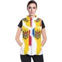 Moldova Country Europe Flag Women s Puffer Vest View1