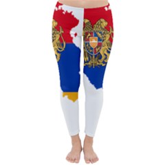 Borders Country Flag Geography Map Classic Winter Leggings by Sapixe