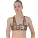 D 5 Criss Cross Racerback Sports Bra View1