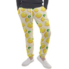 Fruits Template Lemons Yellow Men s Jogger Sweatpants by Pakrebo