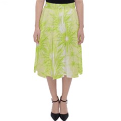 Background Green Star Classic Midi Skirt by HermanTelo