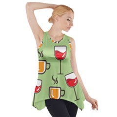 Cups And Mugs Side Drop Tank Tunic by HermanTelo