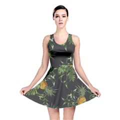 Pineapples Pattern Reversible Skater Dress by Sobalvarro