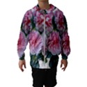 Roses Pink Flowers Arrangement Kids  Hooded Windbreaker View1