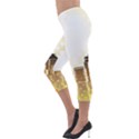 Life Urban City Scene Building Lightweight Velour Capri Leggings  View3