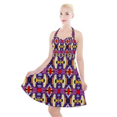 K 8 Halter Party Swing Dress  by ArtworkByPatrick