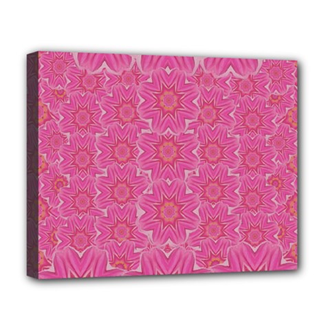 Bloom On In  The Soft Sunshine Decorative Deluxe Canvas 20  X 16  (stretched) by pepitasart