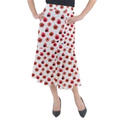 Poppies Midi Mermaid Skirt by scharamo