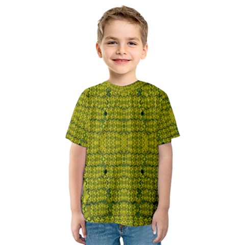 Flowers In Yellow For Love Of The Decorative Kids  Sport Mesh Tee by pepitasart