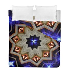 Background Mandala Star Duvet Cover Double Side (full/ Double Size) by Mariart