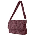 Knitted Wool Rose Full Print Messenger Bag View1