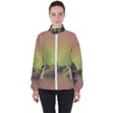 Planet Water Sea Landscape Space Women s High Neck Windbreaker View1