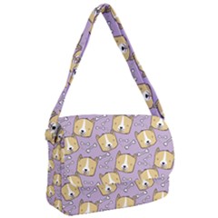 Corgi Pattern Courier Bag by Sudhe