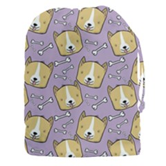 Corgi Pattern Drawstring Pouch (xxxl) by Sudhe