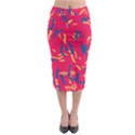 Pattern Booty Faces Midi Pencil Skirt View1