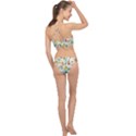 Surface Pattern  Vintage Christmas Ornaments Racer Front Bikini Set View2