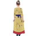 French Fries Potato Snacks Food Kids  Quarter Sleeve Maxi Dress View2