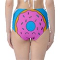 Donut Doughnut Dessert Clip Art Classic High-Waist Bikini Bottoms View2