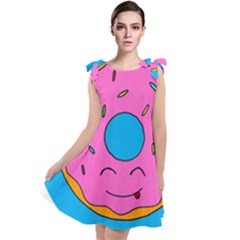 Donut Doughnut Dessert Clip Art Tie Up Tunic Dress by Simbadda