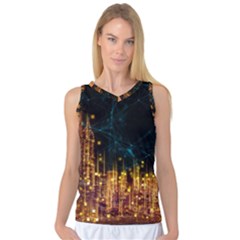 Architecture Buildings City Women s Basketball Tank Top by Simbadda