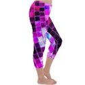 Purple Disco Ball Capri Winter Leggings  View3