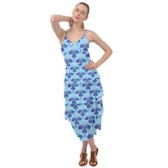 Blue Dragonfly  Layered Bottom Dress by VeataAtticus