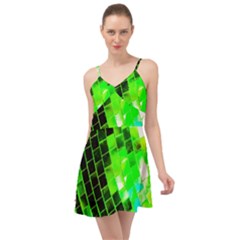 Green Disco Ball Summer Time Chiffon Dress by essentialimage