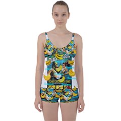 Creature From The Black Lagoon Bananas Tie Front Two Piece Tankini by cypryanus