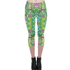 Abstract-a-3 Capri Leggings  by ArtworkByPatrick