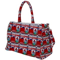 Flag Bermuda Duffel Travel Bag by ArtworkByPatrick