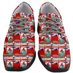 Flag Bermuda Women Heeled Oxford Shoes by ArtworkByPatrick