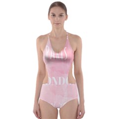 Paris, London, New York Cut-out One Piece Swimsuit by Lullaby