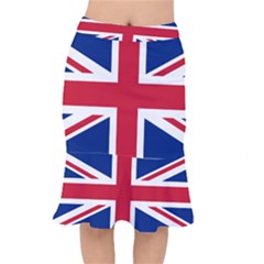 Uk Flag Short Mermaid Skirt by FlagGallery