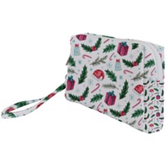 Christmas Background Wristlet Pouch Bag (small) by Simbadda