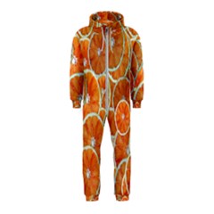 Oranges Background Texture Pattern Hooded Jumpsuit (kids) by Simbadda