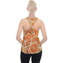 Oranges Background Texture Pattern Piece Up Tank Top View2