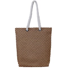 Paper Texture Background Full Print Rope Handle Tote (small) by HermanTelo