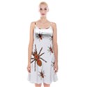 Insect Spider Wildlife Spaghetti Strap Velvet Dress View1