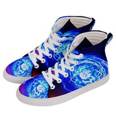 Light Circle Ball Sphere Organ Shape Physics Volgariver Ununseptium Z117 Unoptanium Island Men s Hi-top Skate Sneakers by Vaneshart