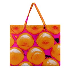 Pop Art Tennis Balls Zipper Large Tote Bag by essentialimage