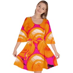 Pop Art Tennis Balls Velour Kimono Dress by essentialimage