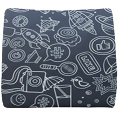 Internet Planets Drinks Computers Seat Cushion by Wegoenart