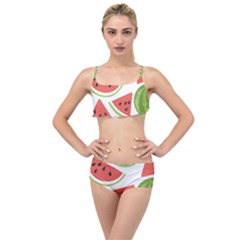 Watermelon Juice Auglis Clip Art Watermelon Layered Top Bikini Set by Vaneshart