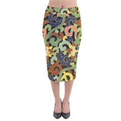 Abstract 2920824 960 720 Velvet Midi Pencil Skirt by vintage2030