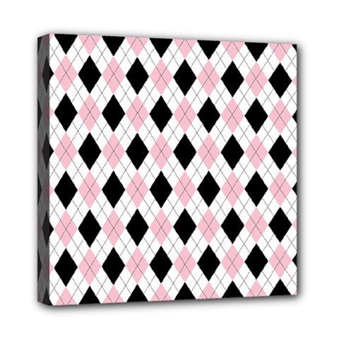 Argyle 316837 960 720 Mini Canvas 8  X 8  (stretched) by vintage2030