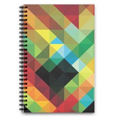 Pattern Colorful Geometry Abstract Wallpaper 5 5  X 8 5  Notebook by Vaneshart