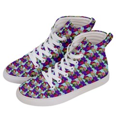 Thursday Pattern  Blue Women s Hi-top Skate Sneakers by snowwhitegirl